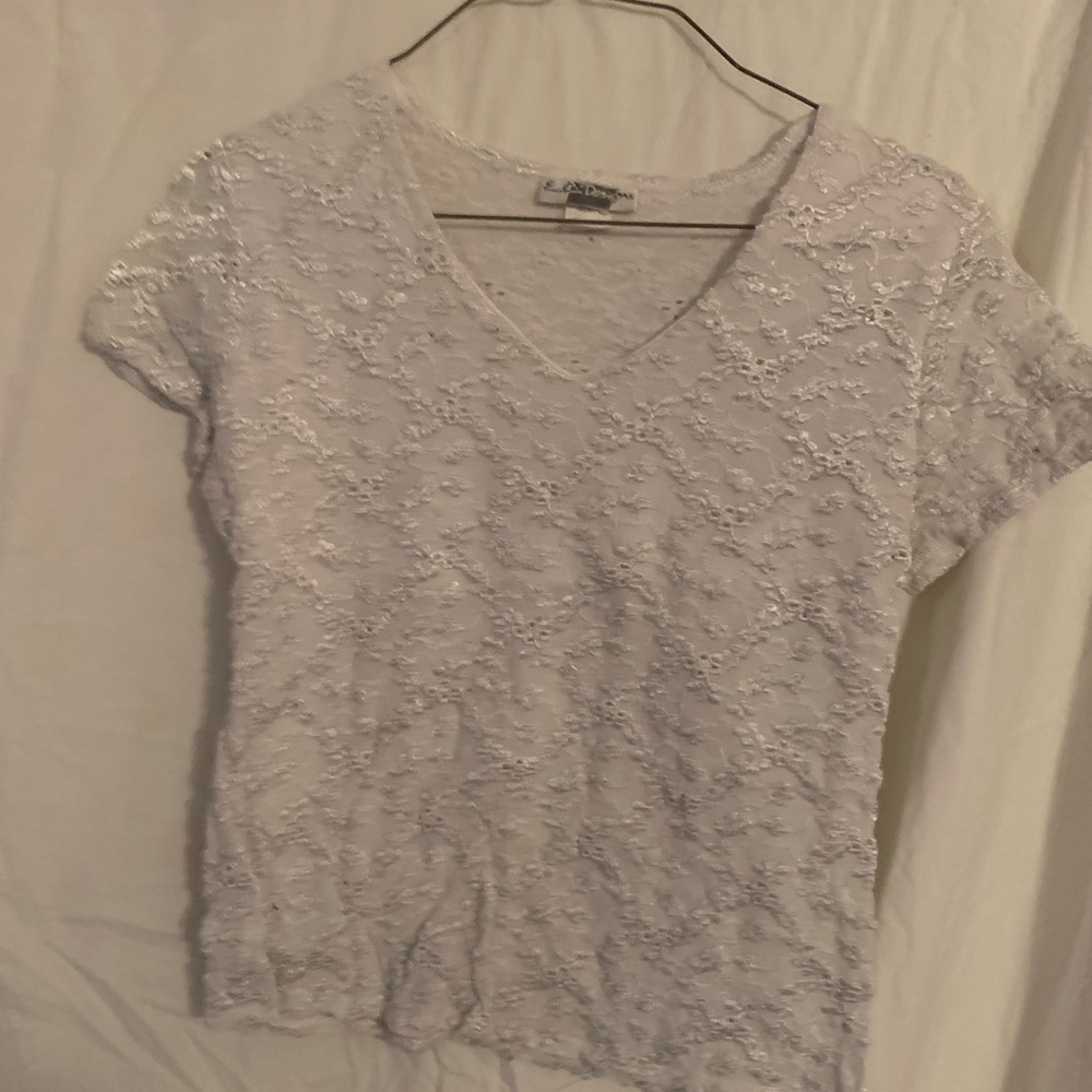 White Lacey shirt